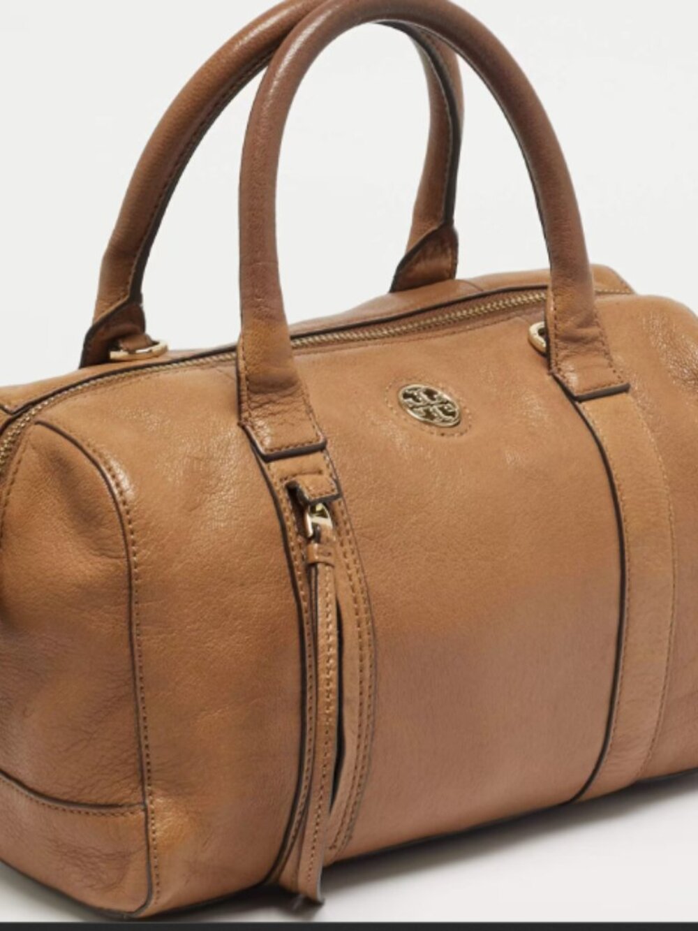 Tory Burch Brody Brown Leather Mini Satchel - Picture 3 of 7